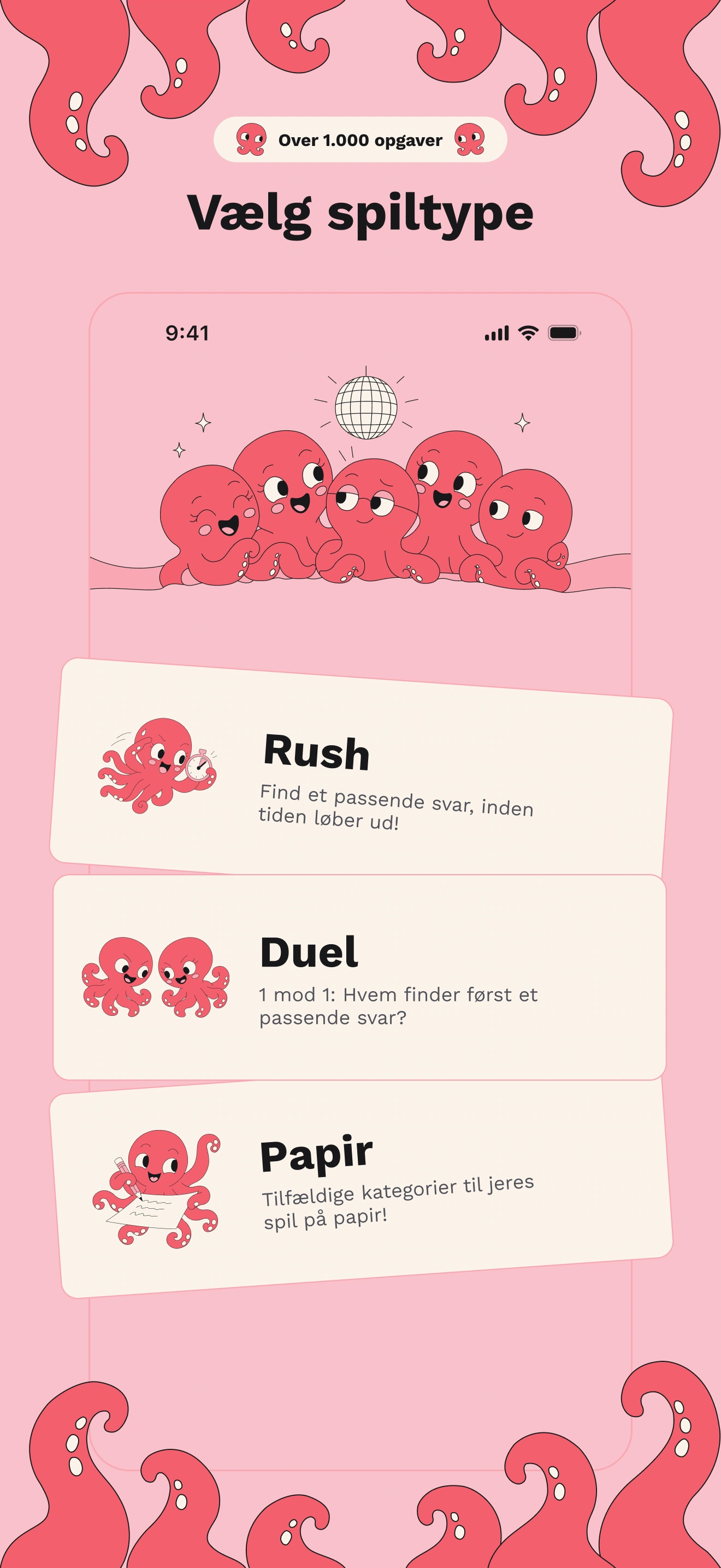 Otodama: vælg Rush, Duel eller Papir
